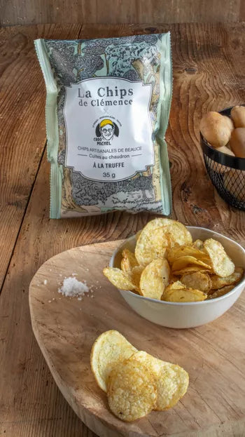 Kesselgebacken & edel verfeinert: Die Trüffelchips aus Létourville (35g)
